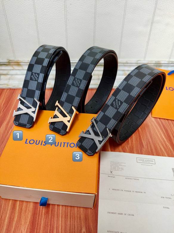 LV Belt 40mmX95-125cm 7D86